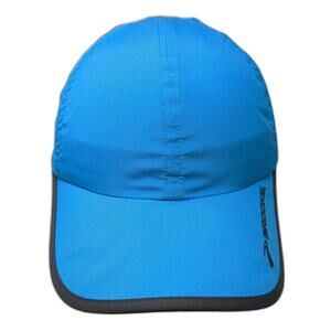 Brooks Blue Baseball Cap One Size Strapback Performance Logo Running Hat